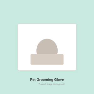 Pet Grooming Glove – Gentle Deshedding Mitt for Dogs & Cats