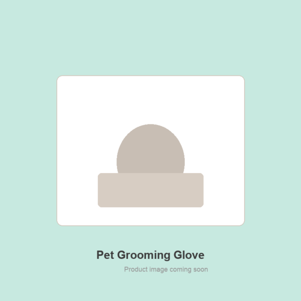 Pet Grooming Glove – Gentle Deshedding Mitt for Dogs & Cats