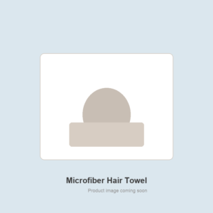Microfiber Hair Towel – Fast-Drying Turban for Curly & Thick Hair