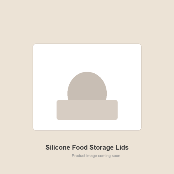 Silicone Food Storage Lids (6-Pack) – Reusable Stretch Lids for Bowls & Cans
